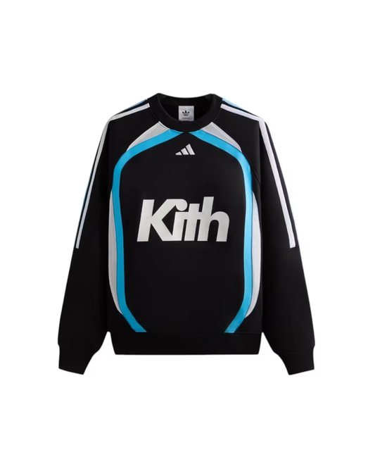 Kith x Adidas Football Crewneck -"Black"