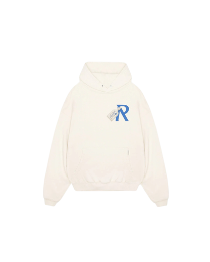Represent Luggage Tag Hoodie - "Antique White"