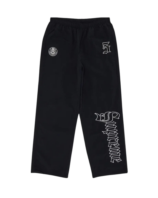 Supreme Old English Track Pant - "Black"