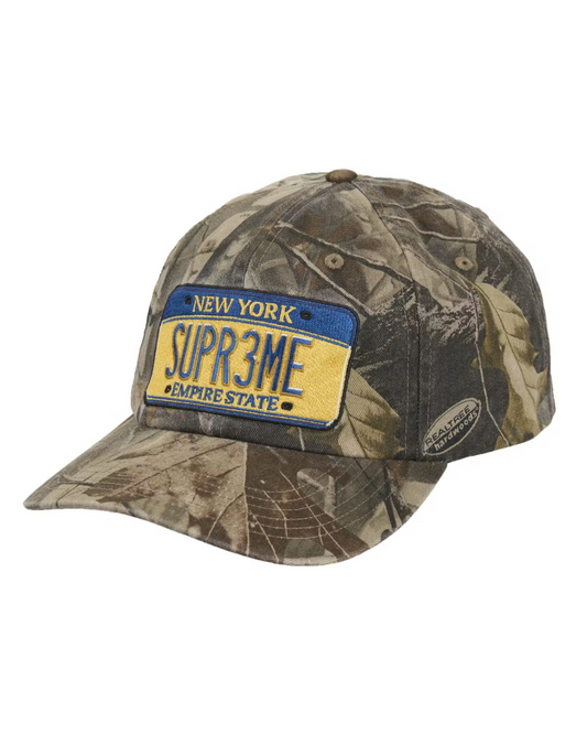 Supreme License Plate 6-Panel - "Camo"