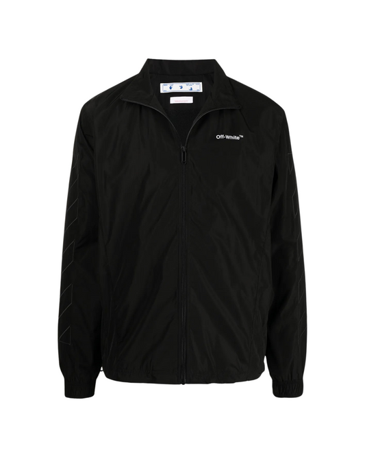 Off-White Diagonals Nylon Jacket - "Black"