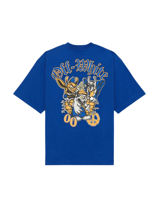 Off-White Gang Skate T-Shirt - "True Blue"