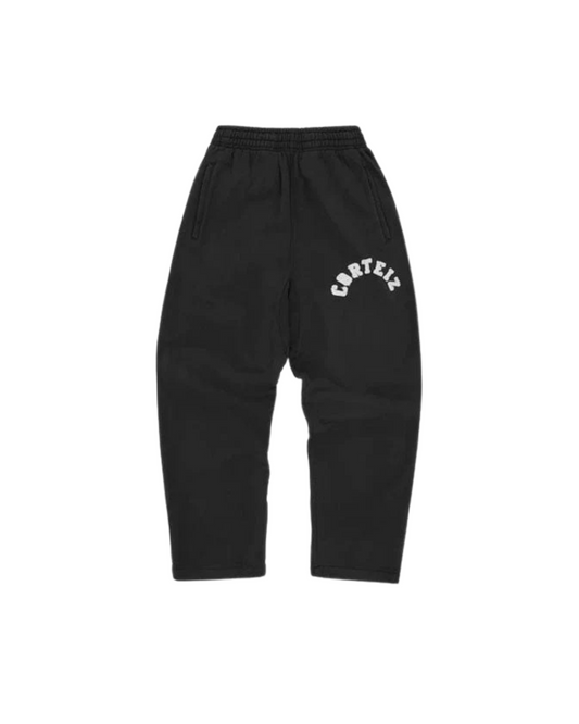 Corteiz Colly Arch Open Hem Pants - "Black"
