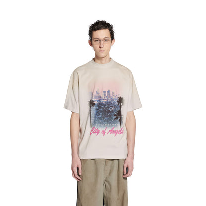 Balenciaga City Of Angels T-shirt - "Dirty White"