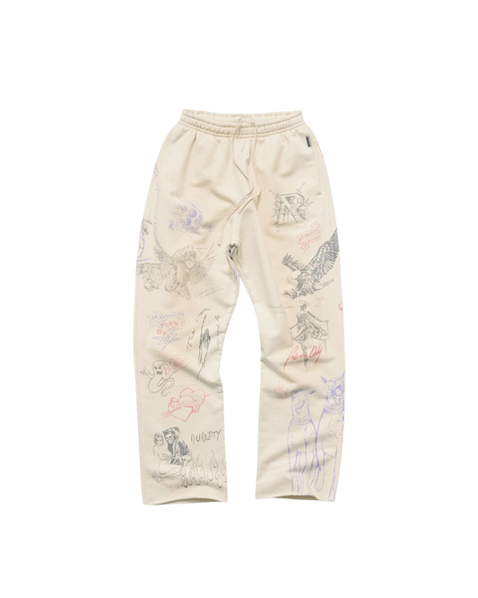Represent Legacy Sweatpant - "Buttercream"