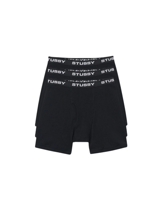 Stussy Boxer Briefs - "Black"