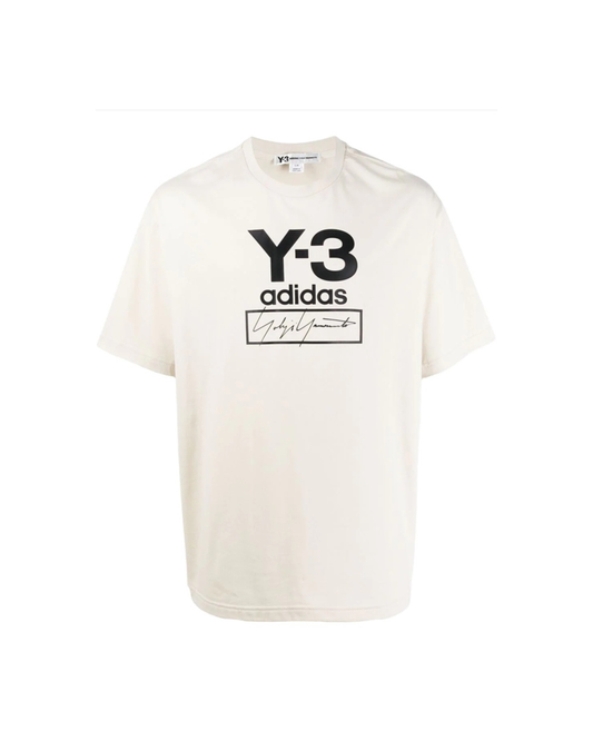 Adidas x Y-3 Stacked Logo T-Shirt - "Off-White"
